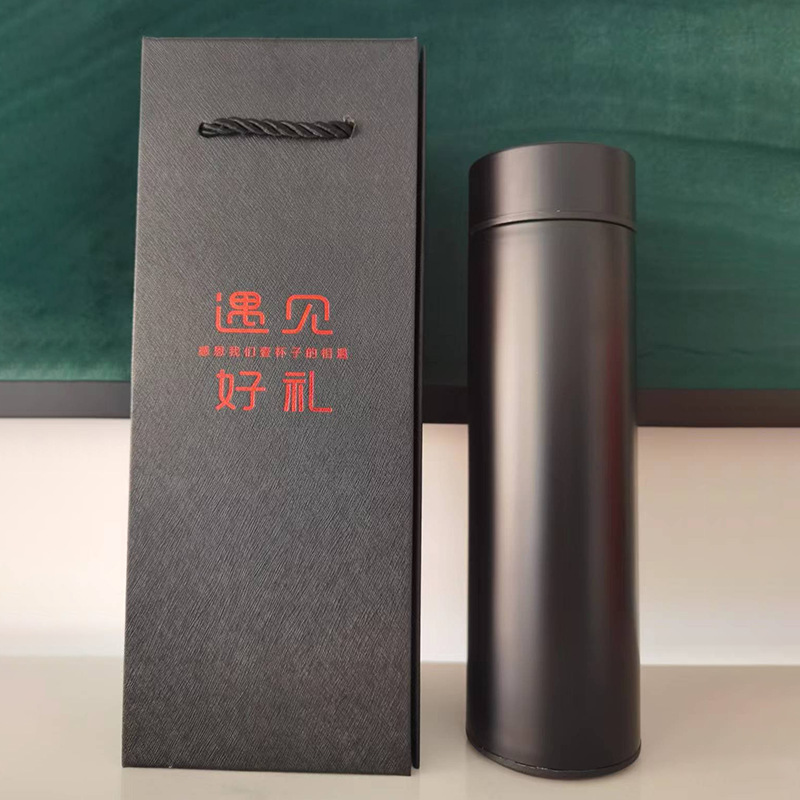 Inteligente 304 taza de temperatura de acero inoxidable inteligente taza de vacío caja de regalo de negocios regalo taza traje de vacío taza logotipo impreso
