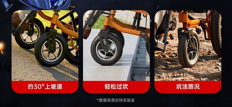 Tailing electric wheelchair for the elderly, intelligent, ultra-light, reclining, foldable, portable, compact, for disabled individuals