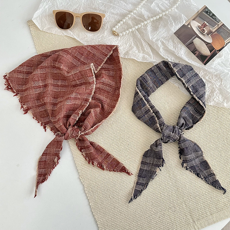 Buñuelo de seda de alto nivel nuevo cuello buñuelo cuadrado buñuelo correa de cabello para el cabello más utilizado buñuelo de cintura buñuelo doblado para usar