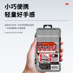 名釣路亞盒多功能便捷式漁具配件收納盒戶外釣魚泡沫路亞餌盒批發