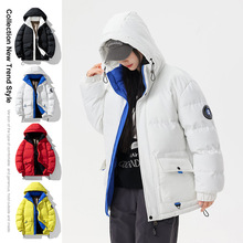 情侣款冬季棉衣加厚保暖青少年休闲户外男装宽松百搭棉服潮流外套