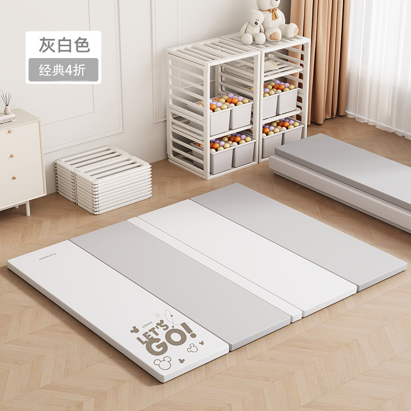 Alfombra para gateo de bebé XPE PU, plegable, de gran tamaño, acolchada, juguetes infantiles seguros y ecológicos
