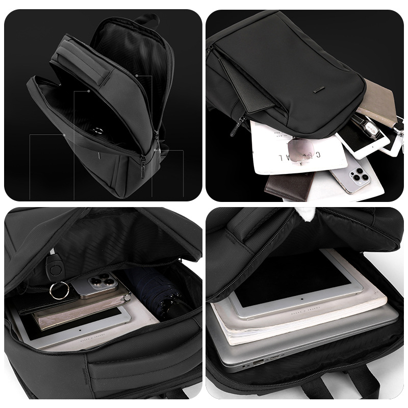 WEPOWER nueva mochila de negocios para hombres, mochila de computadora para estudiantes, mochila de viaje de moda, mochila ligera