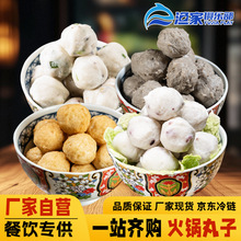 火锅店食材批发牛肉丸鱼丸鱼蛋关东煮烧烤半成品冷冻丸子厂家现货