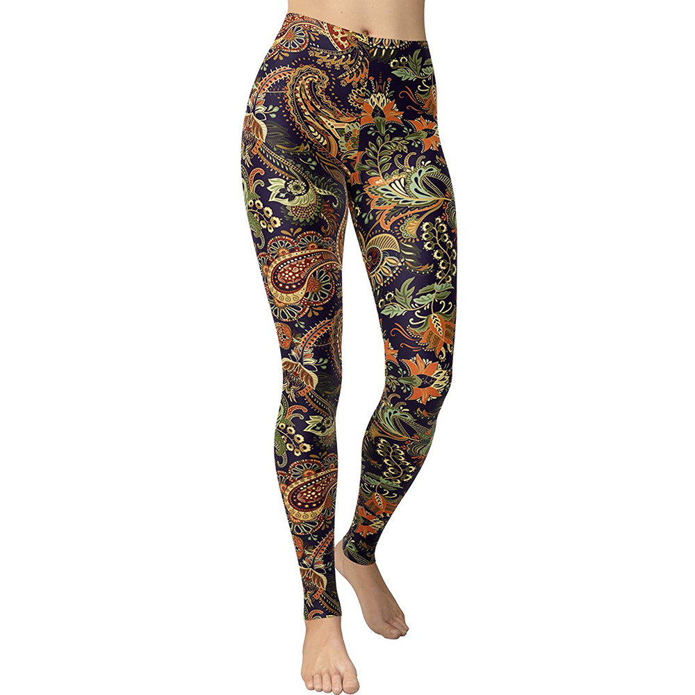 nihaostyle ropa al por mayor estampado de leopardo apretado estiramiento deportes yoga pantalones casuales NSYIC66816