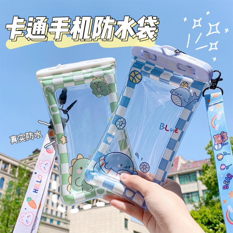 Mobile Phone Waterproof Bag Plastic Charging Transparent Protective Cover Hot Spring Rainproof Swimming Special Takeaway Driver's Mobile Phone