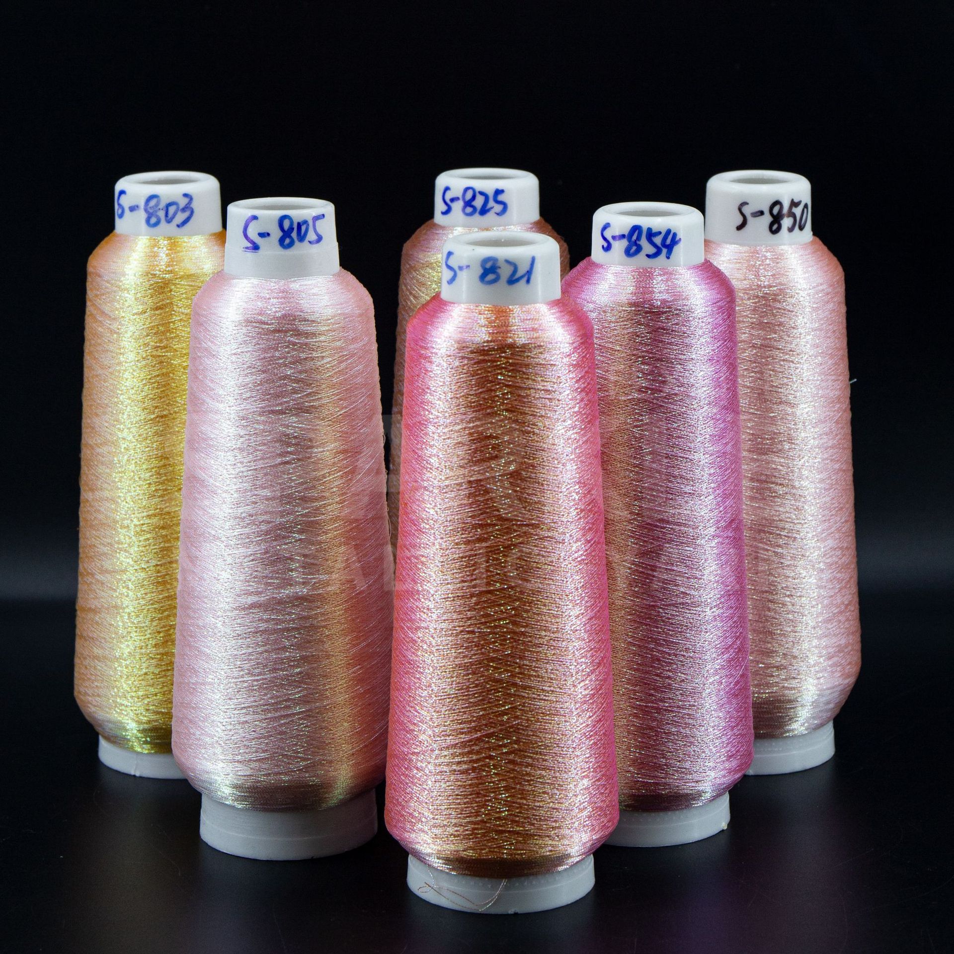 现货ST型 涤纶绣花线150D 高强电脑幻彩绣花线丝光平绣织带