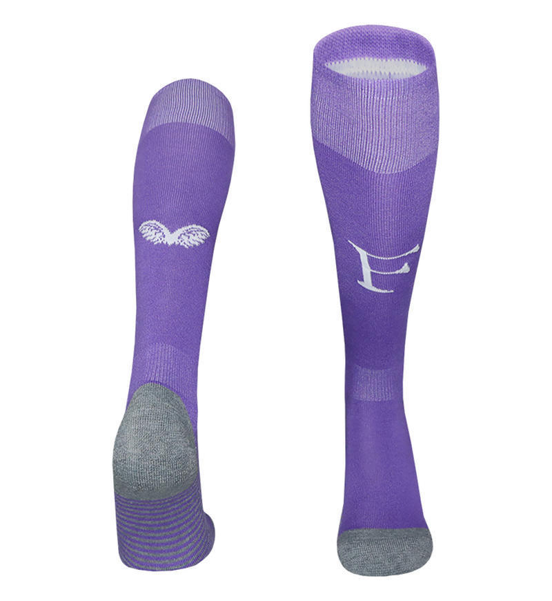 26 club tailandés Copa del Mundo calcetines de fútbol para hombres toallas profesionales sobre la rodilla antideslizante calcetines gruesas para adultos y niños