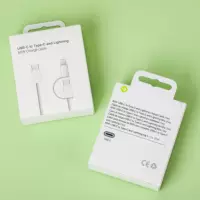 Apple PD 60W 2-в-1 быстрый кабель для передачи данных Упаковка коробки один перетащите два C в A-сверхбыстрый кабель для передачи данных