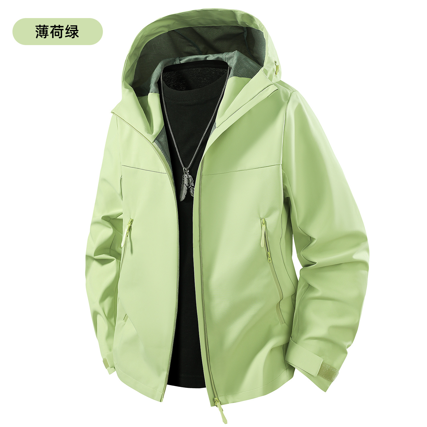 Spring and Autumn Unisex Outdoor Windbreaker, Windproof and Water-Resistant Single-Layer Windbreaker, Outdoor Sports Jacket