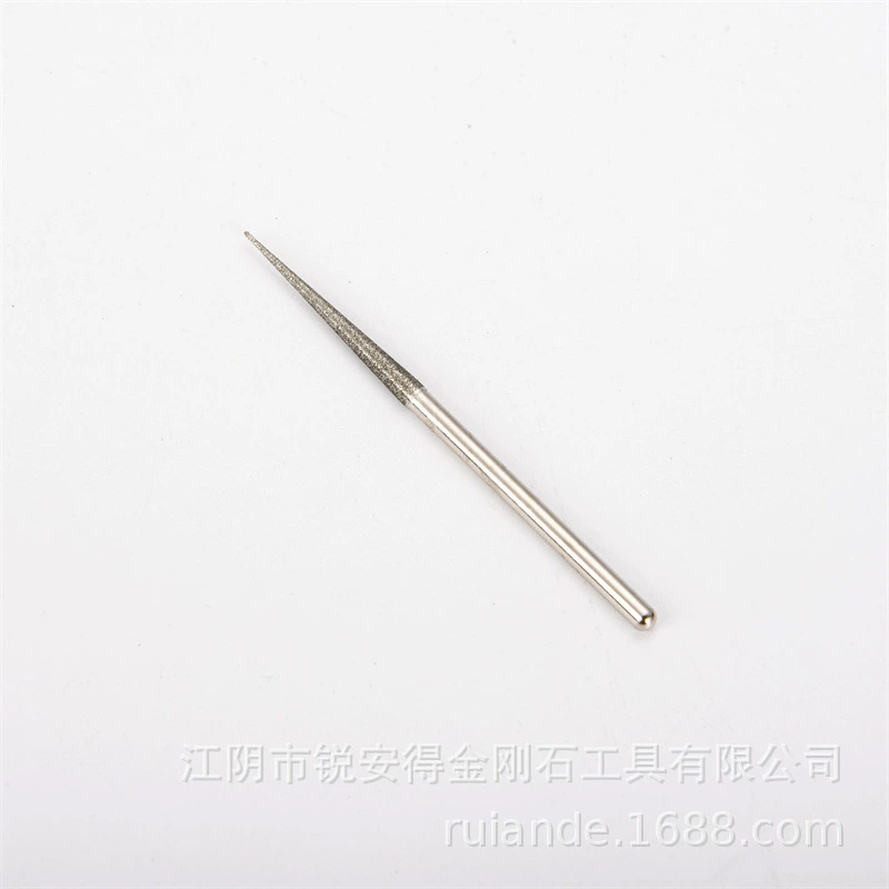 Extended emery grinding needle 2.35mm & 3.0mm handle punching needle wholesale reaming tip needle