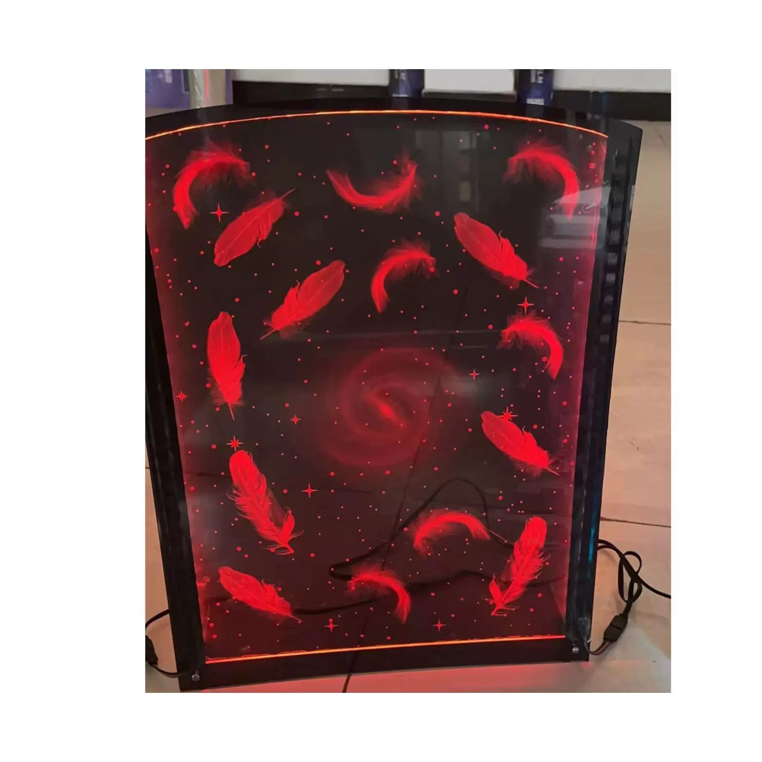 汽车改装星空膜展示道具展示玻璃放置架七彩天窗星空膜展架