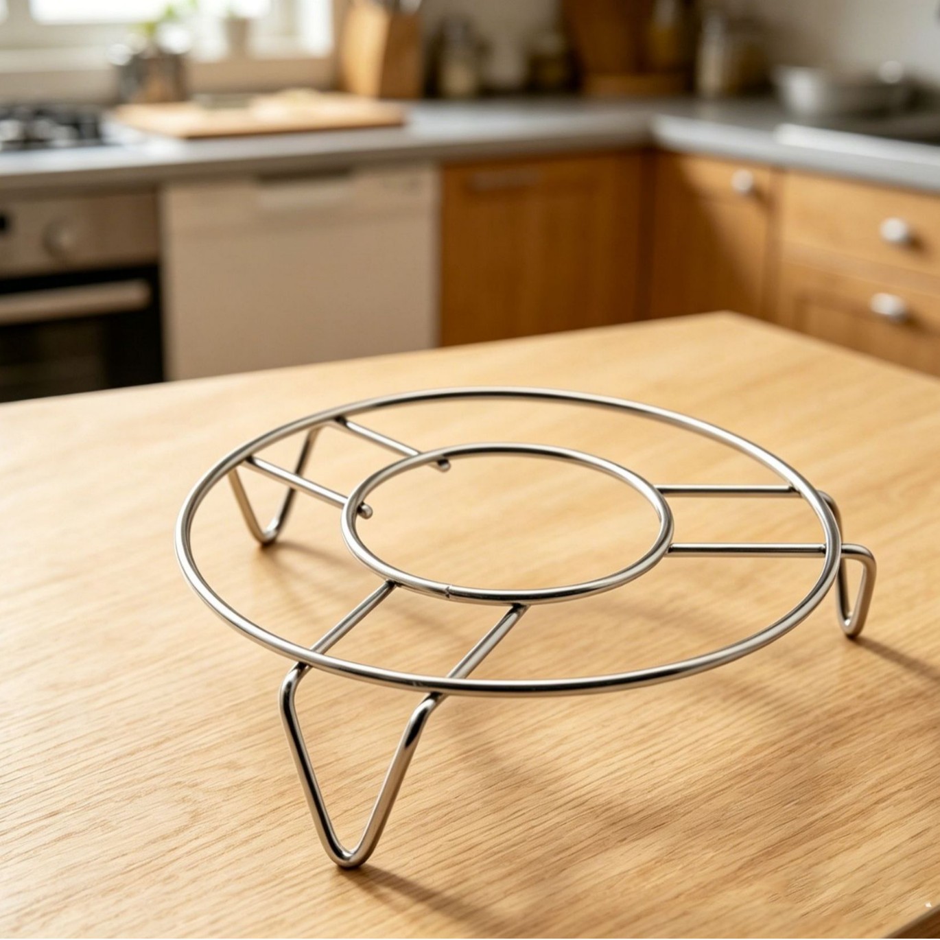 Meibihuang Stainless Steel Steamer Rack Kitchen Storage Rack Multi-Purpose Pot Mat Storage Rack Steamer