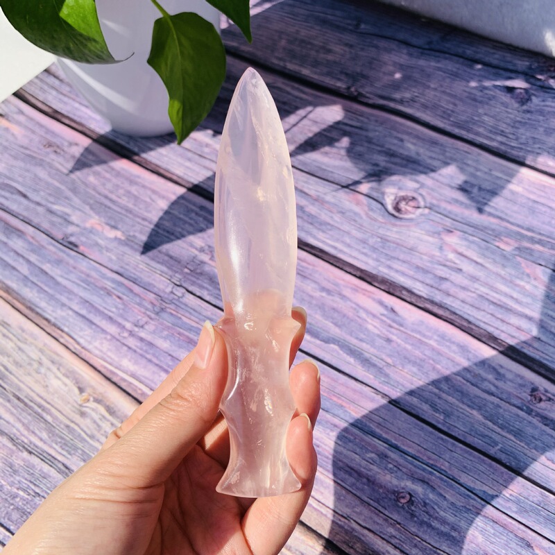 热销 天然水晶多种材质水晶匕首摆件 家居办公装饰供应 图 7