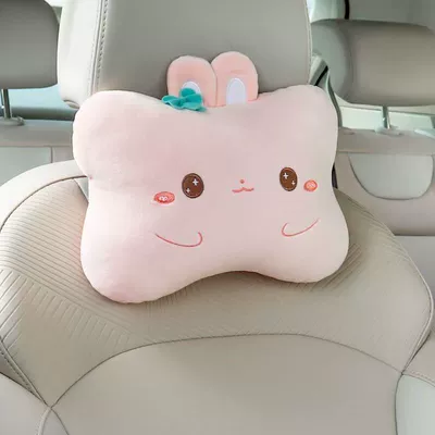 Headrest | Headrest, Neck Pillow, Seat - sakura-pink-rabbit-headrest-single-pack