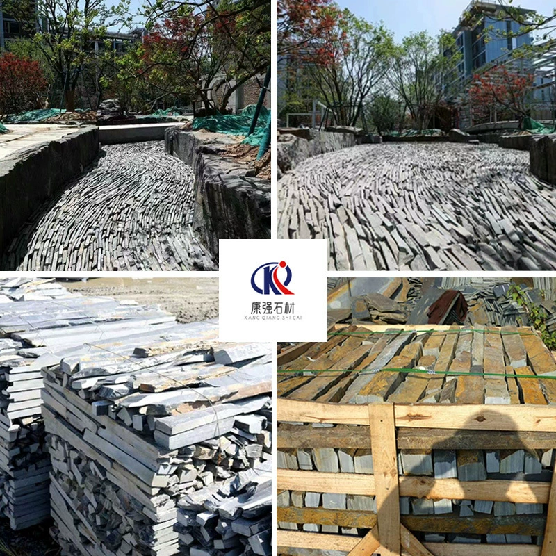 Синие каменные плиты грязные дворы садовые цветочные пруды камин нерегулярные грязные края