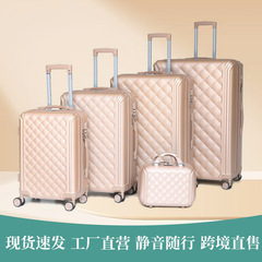 クロスボーダースーツケース4点セットスーツケース万向輪高級tsaチャック箱ビジネスレトロ旅行箱卸売り