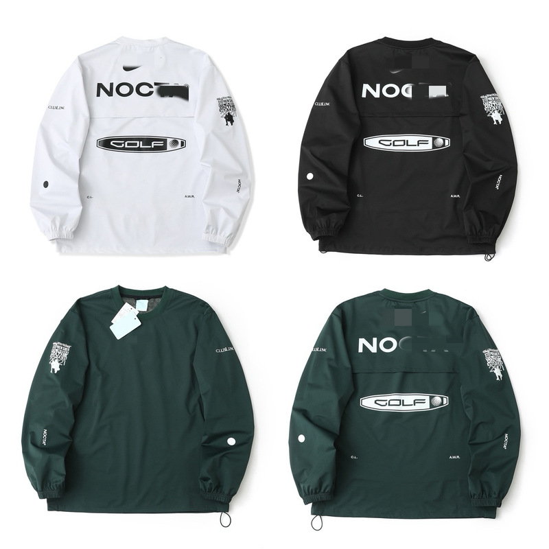 26Ss New Noc Collaboration Golf Print Crewneck Sweatshirt for Men, Trendy Brand Loose Long-Sleeve Pullover 26Ss New Noc Collaboration Golf Print Crewneck Sweatshirt for Men, Trendy Brand Loose Long-Sleeve Pullover