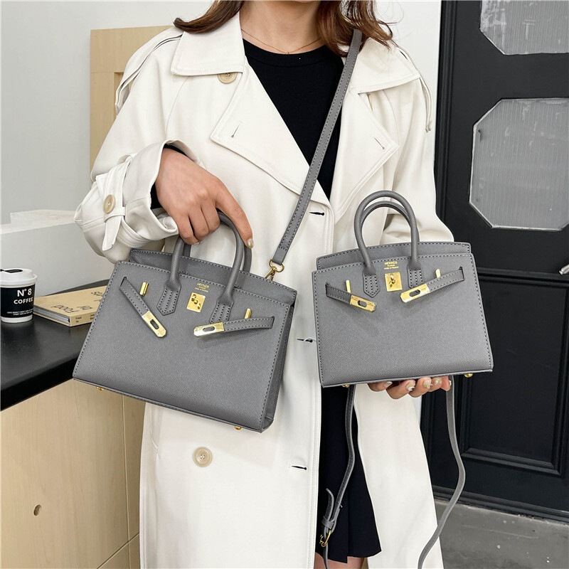 Kelly Bag, High-End New Style Handbag, Fashionable Lock Buckle Platinum Bag, Single Shoulder Crossbody Women's Bag, Bags, Fashion Kelly Bag, High-End New Style Handbag, Fashionable Lock Buckle Platinum Bag, Single Shoulder Crossbody Women's Bag, Bags, Fashion