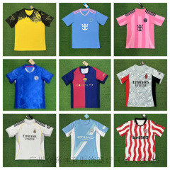 卸売 2526 クラブサッカーユニフォームホットレアルマドリードバルセロナ半袖コールドサルバドルライプツィージャージ