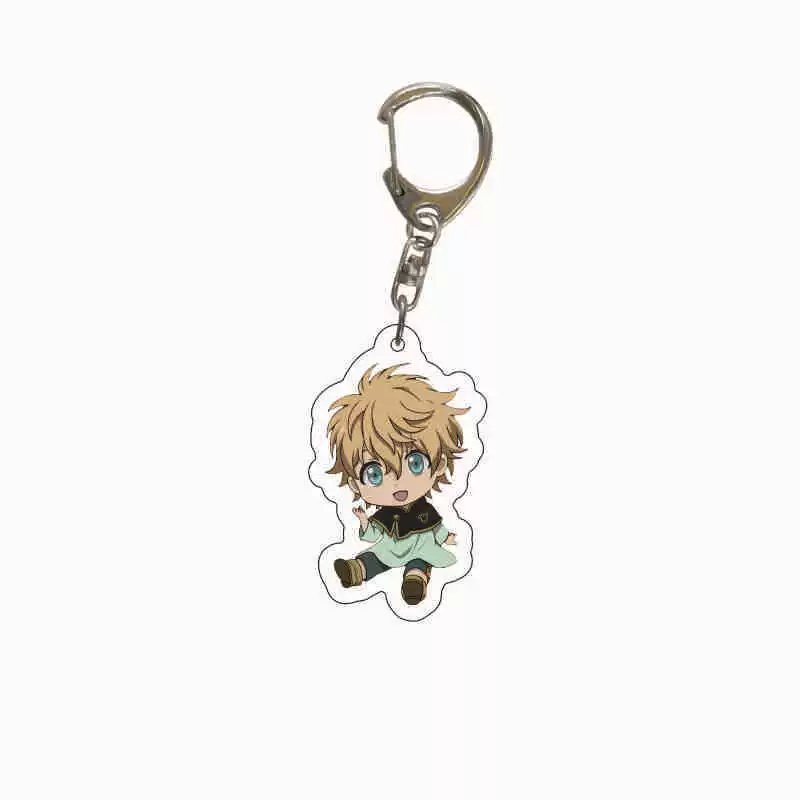 Black doll, acrylic keychain, pendant