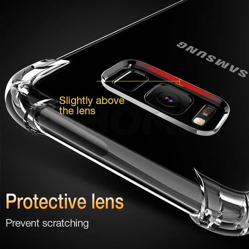 Suitable for Samsung Galaxy S23 mobile phone case note20u four-corner airbag anti-fall s21 high transparent s24 protective cover