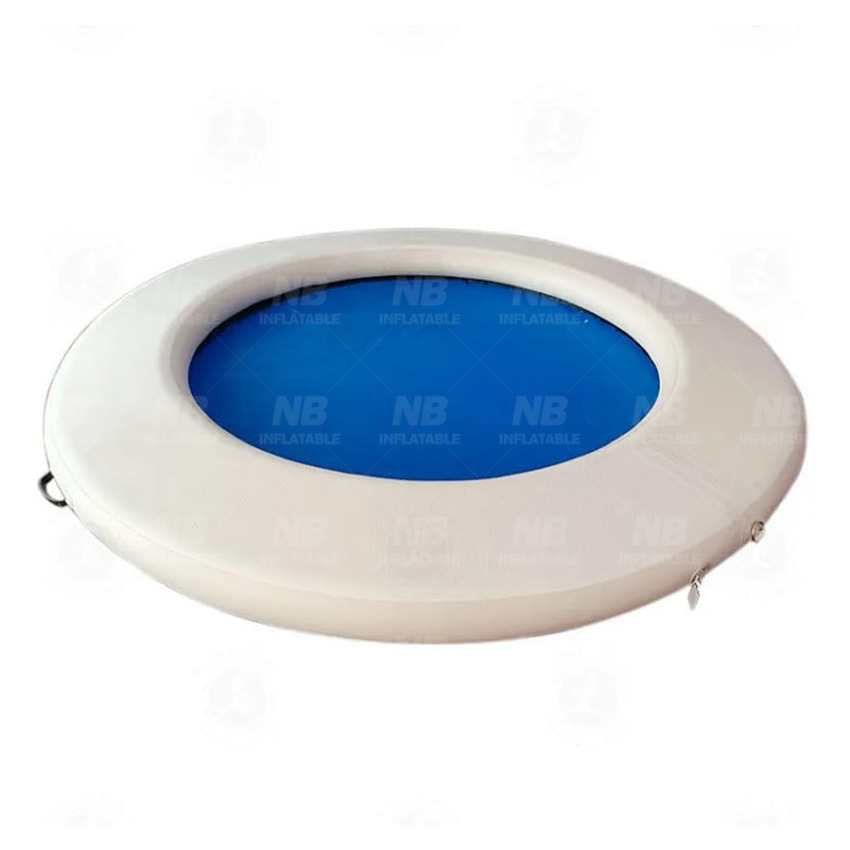 Transfronterizos flotantes redondos de agua flotante piscina inflable almohadilla anti-flotación gruesa tabla flotante de natación anti- ahogamiento