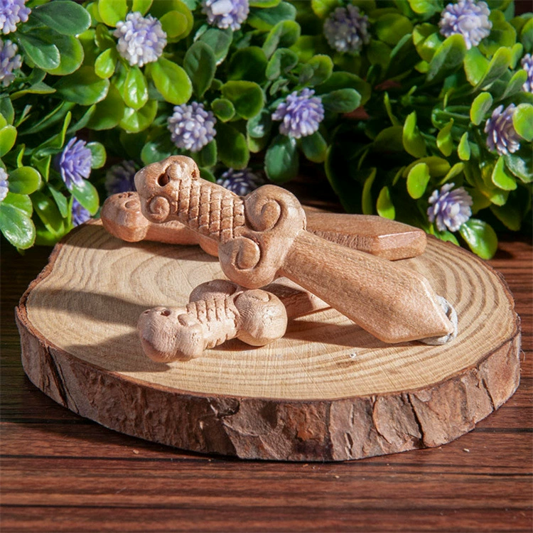 Меч из персикового дерева с узором Цяо Линлона, резной кулон из персикового дерева, заменитель меча из дерева с узором, аксессуары для самостоятельной работы, меч из персикового дерева с узором