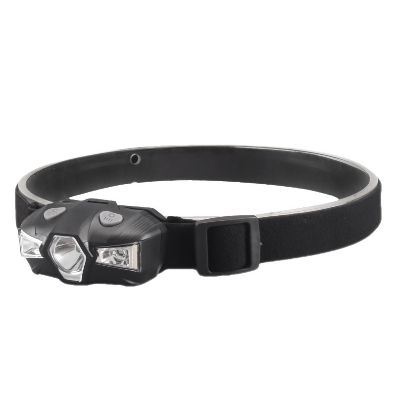 Transfronterizo nuevo doble fuente de luz fuerte luz montado en la cabeza del faro doble interruptor de diseño LED Luz de pesca al aire libre noche corriendo cabeza image 6