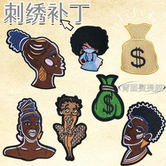 免缝刺绣补丁布贴 跨境绣花时尚美国衣服帽子装饰熨烫贴