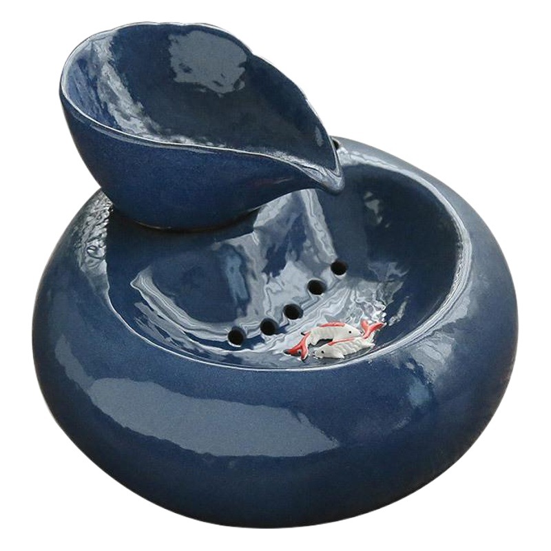 Jianyu gato doméstico dispensador de agua para mascotas dispensador automático de agua circulante suministros para animales cuenca de cerámica protección del medio ambiente