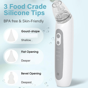 Electric Snot Suction Device for Children, Negative Pressure Anti-Backflow Nasal Cleaner for Babies, Home Use with Music
