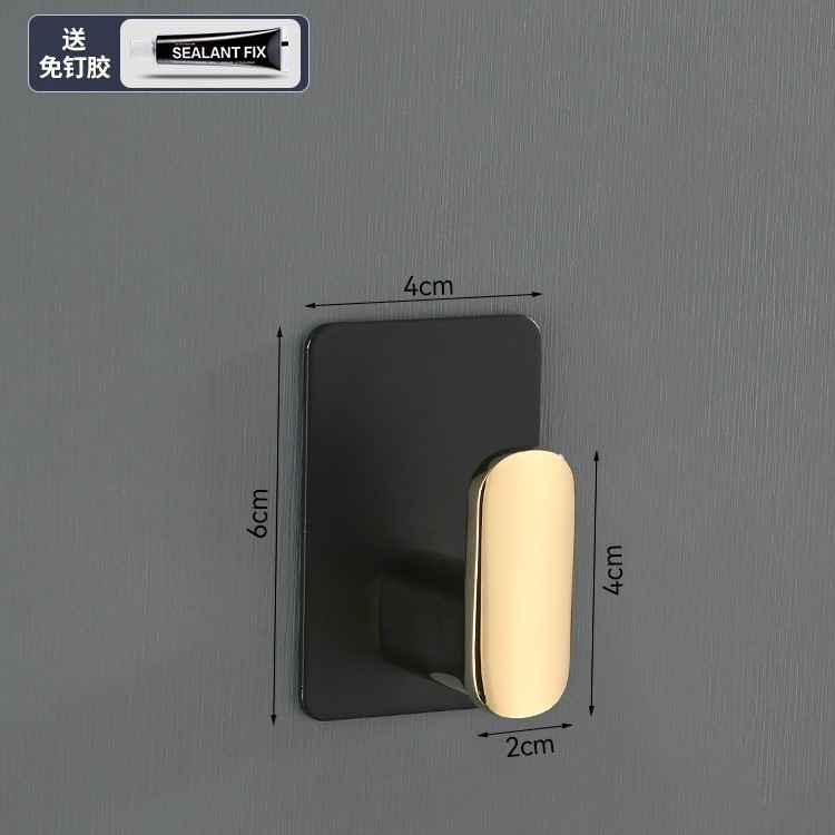 Baño latón ropa gancho pared colgando ropa gancho detrás de la puerta solo ropa gancho de cobre metal toalla abrigo gancho