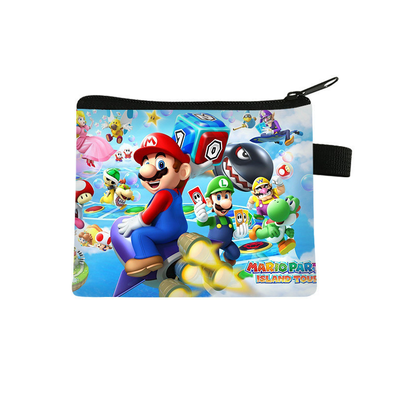 Mario Bag Children's Coin Purse Student Cartoon Cute Card Bag All-match Fashion Zipper Storage Bag Mario Bag Children's Coin Purse Student Cartoon Cute Card Bag All-match Fashion Zipper Storage Bag