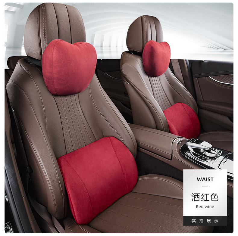 Car Lumbar Support Car Seat Belt Cushion Driver's Seat Office Seat Driver's Backrest Lumbar Support Lumbar Pillow