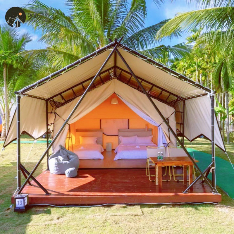 Muye camping al aire libre escénico hotel de lujo ligero tienda de campaña pequeña tienda de campaña camping en línea camping hotel de tienda