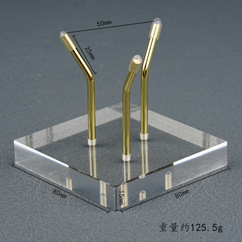 水晶簇水晶原石支架矿标原石支架水晶收纳摆件支架亚克力实木底座|undefined