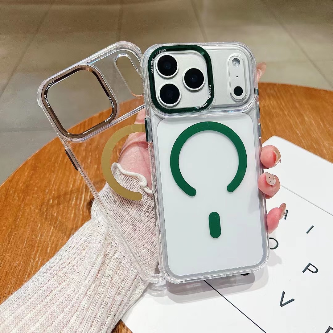 适用苹果iPhone17air磁吸高级感17Promax大视窗16手机壳透明简约