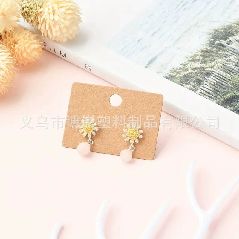 Кожаные квадратные универсальные серьги handmade, Amazon