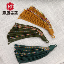 10CM藏式棉穗流苏穗子手搓棉线手持挂坠文玩配件古风DIY饰品吊坠