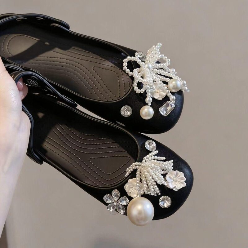 Mary Jane Shoes, Women's Ballet Shoes, Sandals, Women's Clogs, Women's Outdoor Slip-On Beach Shoes, Home Slippers for Women