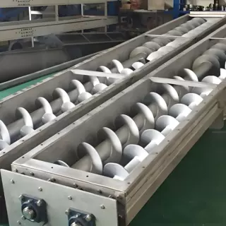 螺旋输送机小型U型提升机绞龙喂料机水泥无轴送料机不锈钢上料机