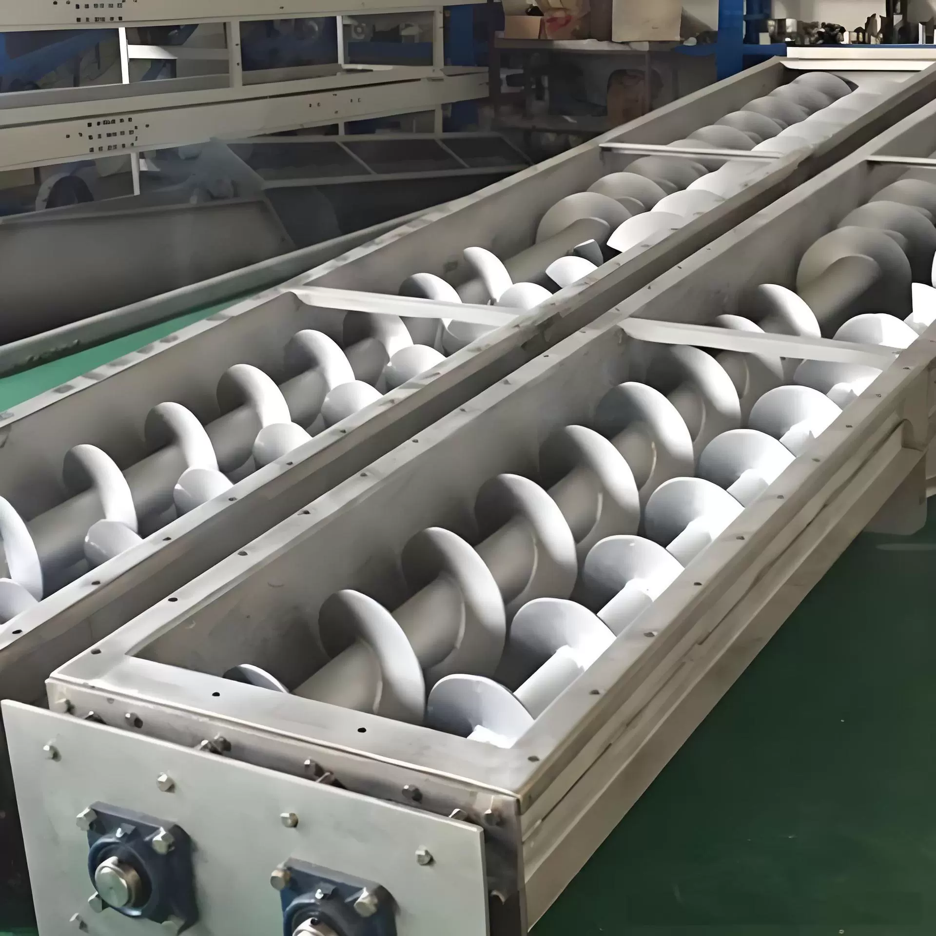 螺旋输送机小型U型提升机绞龙喂料机水泥无轴送料机不锈钢上料机