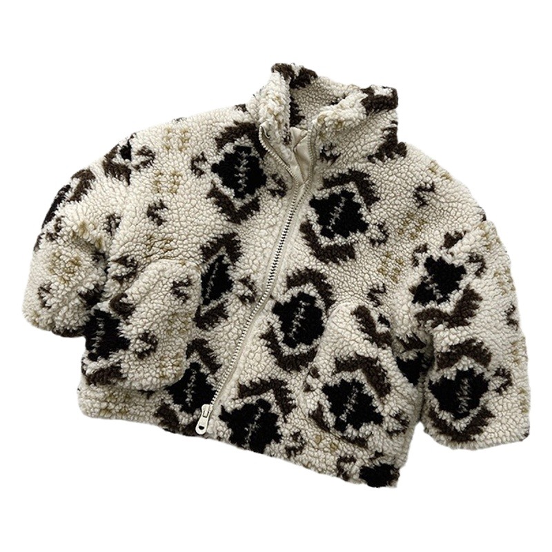 Chaqueta de algodón estilo coreano, modelo nuevo de invierno 2025 para niños y niñas, abrigo de algodón acolchado y cálido, ropa de bebé moderna y elegante.