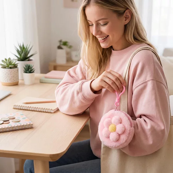 Shandong Factory Custom-Made Plush Coin Purse, Cartoon-Style Hair Clips, Accessories, Clothing Accessories, Oem Hair Ties, Wholesale of Hair Ornaments