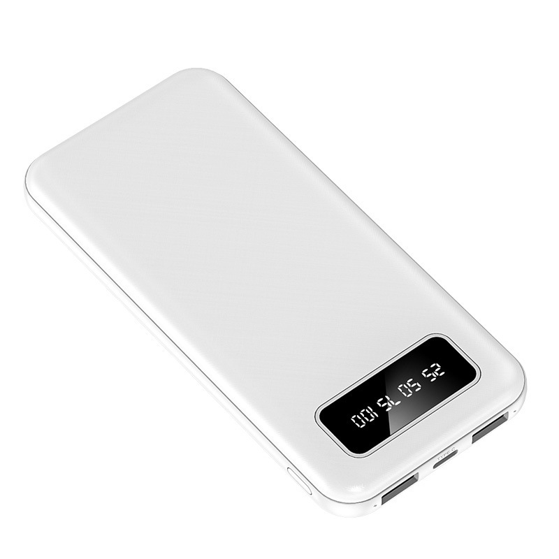 Pantalla digital 2w mAh lámpara LED al aire libre carga rápida con cuatro líneas de carga 2A batería de litio de alimentación portátil