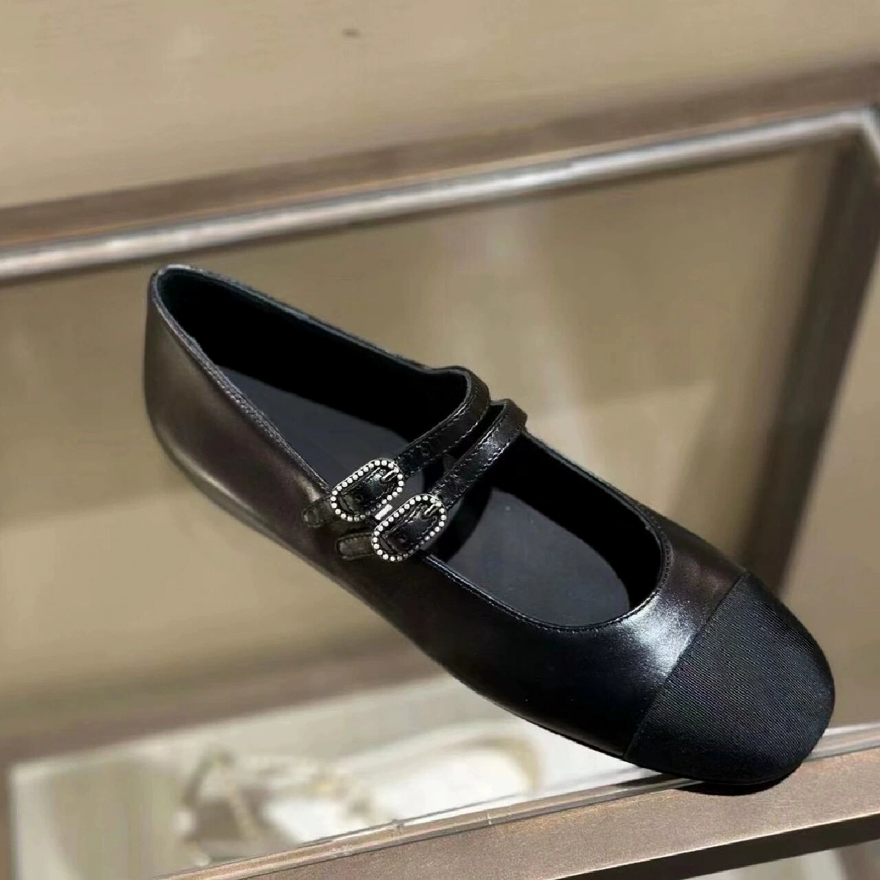 Готово в наличии и отправлен по секунды ~ твидовые балетки на плоской подошве, осень 2025, новые туфли в стиле ретро, маленькие кожаные туфли Мэри Джейн