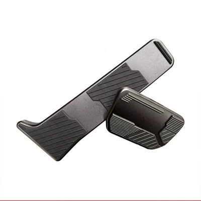 Suitable for Byd Tang Special Door Sill Strip Protection Strip Carbon Fiber Pattern Trunk Guard Welcome Pedal Car (Dekorativ pedal başlıqları) - throttle-brake-pedal-laser-black