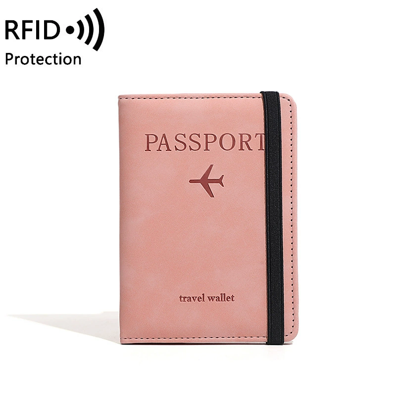 Кожаный чехол для паспорта, взрывной в продажe, PU-кожа, RFID, многофункциональная папка для паспорта с местом для SIM и документов