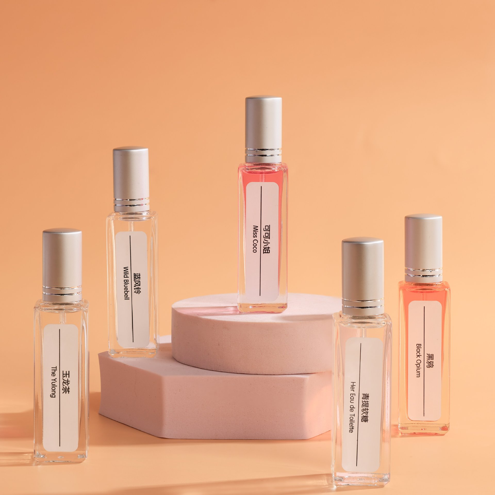 Live-Streaming of Big-Name Perfume Samples Q-Version Cross-Border E-Commerce Long-Lasting Fresh Fragrance Light Scent 20ml Wholesale from Manufacturer Portable